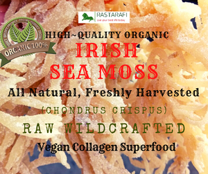 Rastarafi® Sea Moss (1 Lb) Irish Moss | Raw Wildcrafted Superfood (16 Oz)