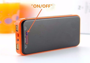 Portable Waterproof Solar Charger Orange