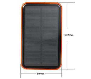 Portable Waterproof Solar Charger Dual USB | 20000mAh External Battery