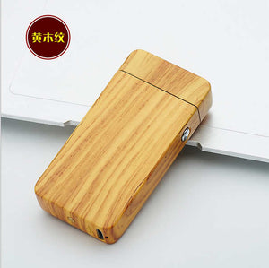 Plasma Arc USB Rechargeable Lighter - Wood Grain